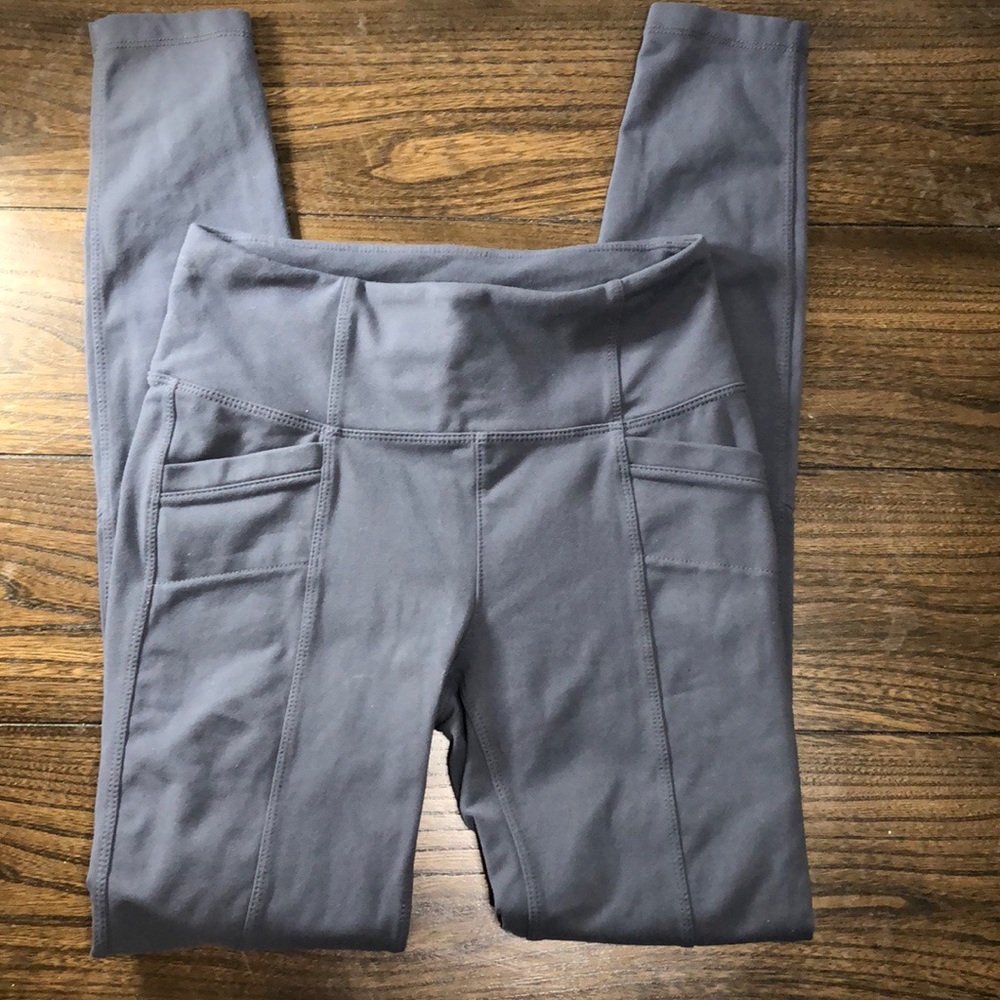 Athleta Gray Metro High Waisted Legging size XS